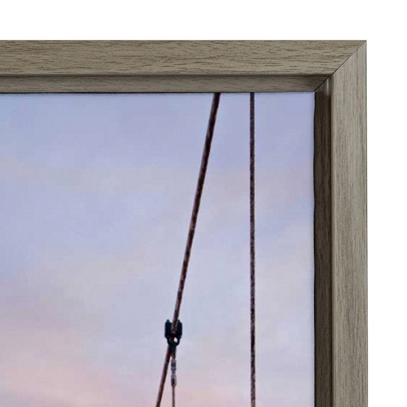 16" x 23" Point Bonita 3 Framed Canvas Wall Art - Amanti Art