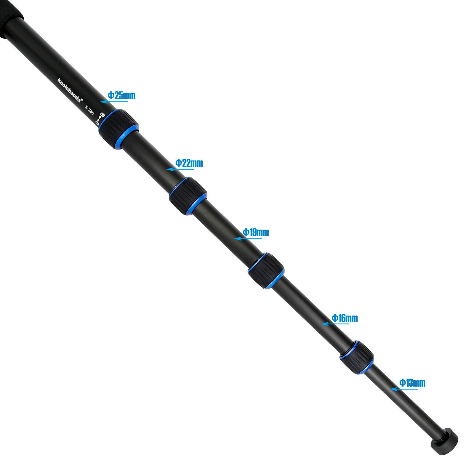 Koolehaoda 64-inch Camera Aluminium Monopod for All Canon Sony, Nikon (K-288)