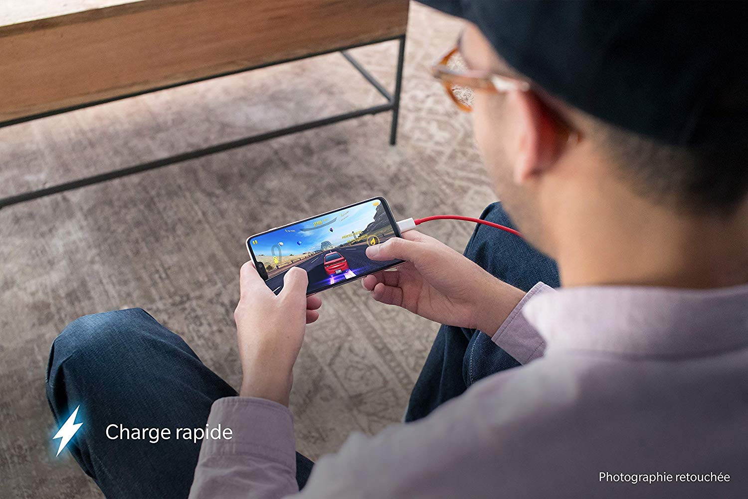 OnePlus 6 Unlocked Dual-SIM 128GB/8GB Mirror Black - Dual Back Cameras, Face & Fingerprint Identification, 6.28", Android 8.1 - International Version - Midnight Black