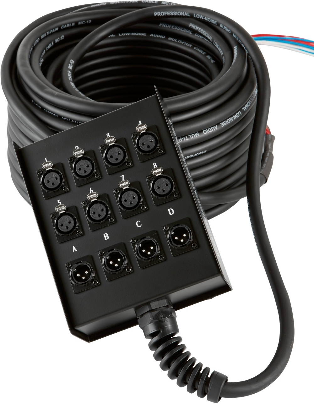 Musician's Gear Stage Snake 8 x 4 in. 100 ft.