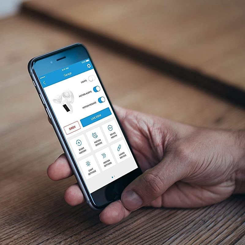 Floodlight Camera (White) with Echo Show 5 (Charcoal)