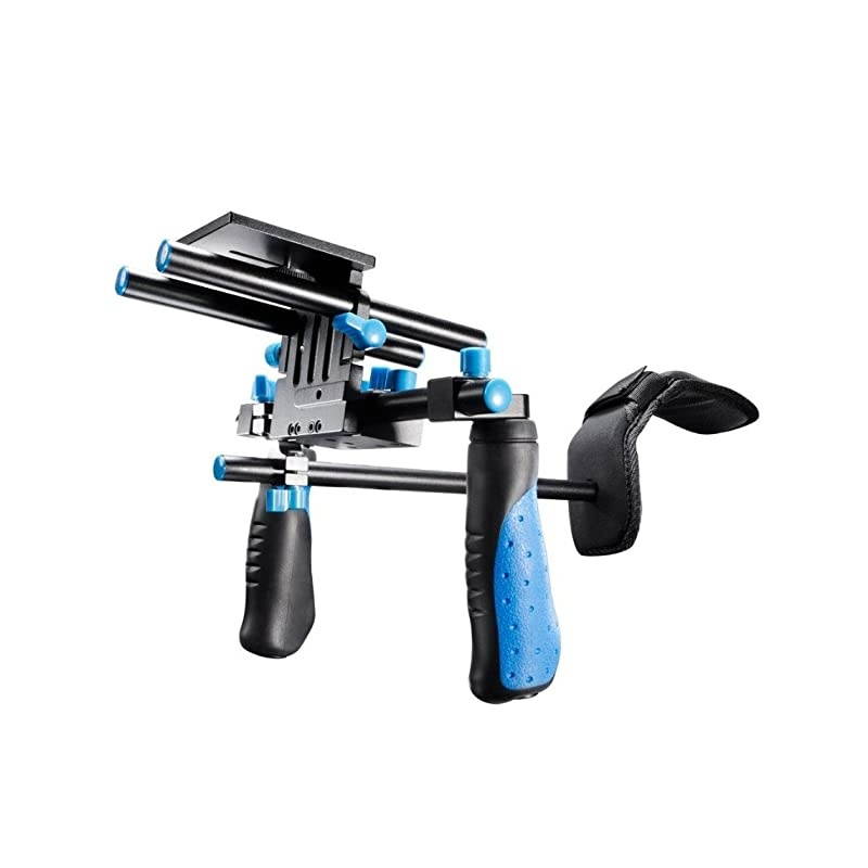 DSLR Rig Shoulder mount rig Stabilizer and Follow Focus With Gear Ring Belt for DSLR cameras and Camcorders