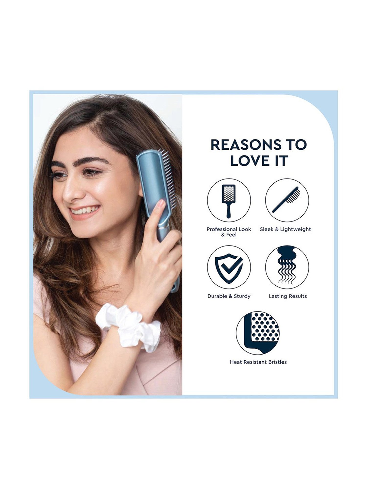 GUBB Styling Brush for Hair Styling, Flat Hair Brush - Styler Range