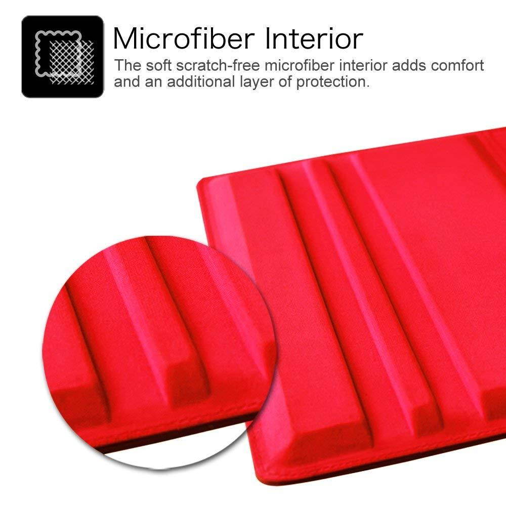 Fintie iPad 9.7 inch 2018 2017 / iPad Air Case - 360 Degree Rotating Stand Protective Cover with Auto Sleep Wake for Apple iPad 9.7 inch (6th Gen, 5th Gen) / iPad Air 2013 Model, Red