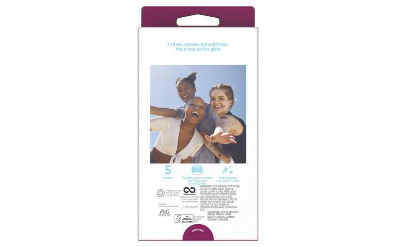 Venus ComfortGlide with Olay Women's Razor + 2 Razor Blade Refills Sugarberry