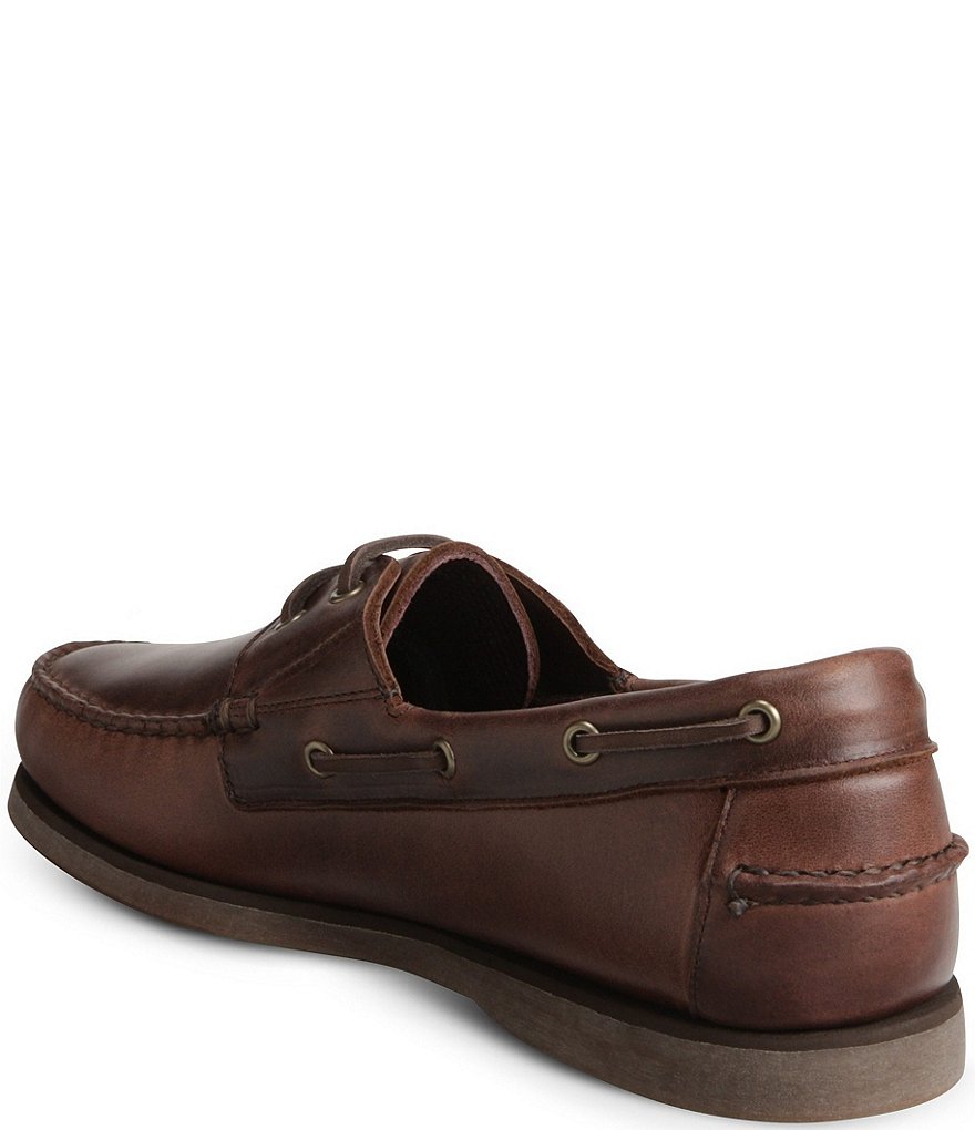 Allen-Edmonds Men's Force 10 Water Resistant Leather Slip-On Boat Shoes