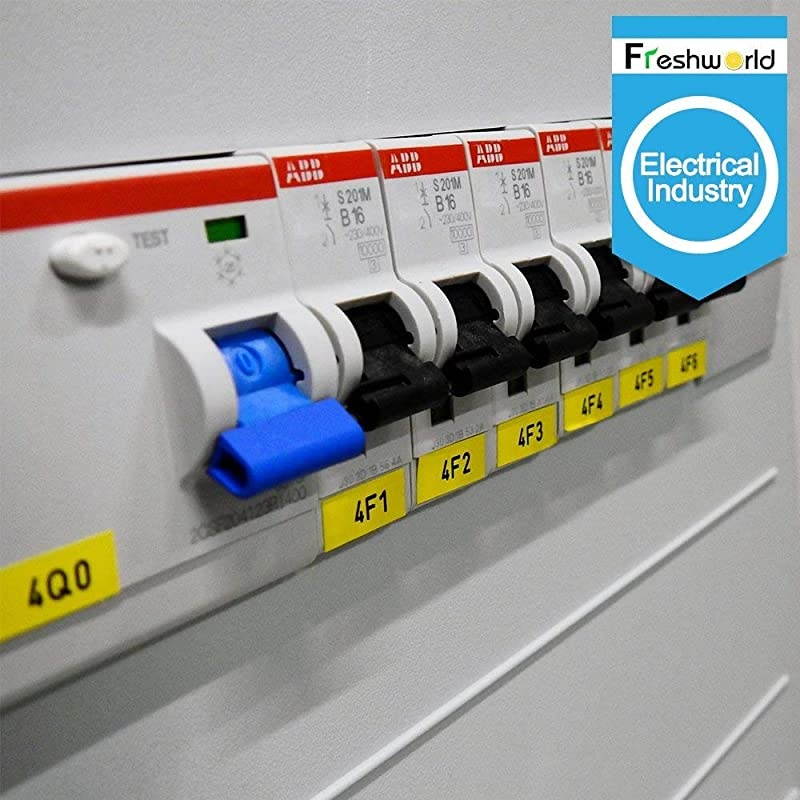 P Touch TZe 12mm 047 Inch Standard Laminated Label Tape ClearWhiteRedBlueYellowGreenGoldWhite on BlackCompatible with Brother PTouch PTD210 PTH110 PTD200 Label Maker12 inch8P