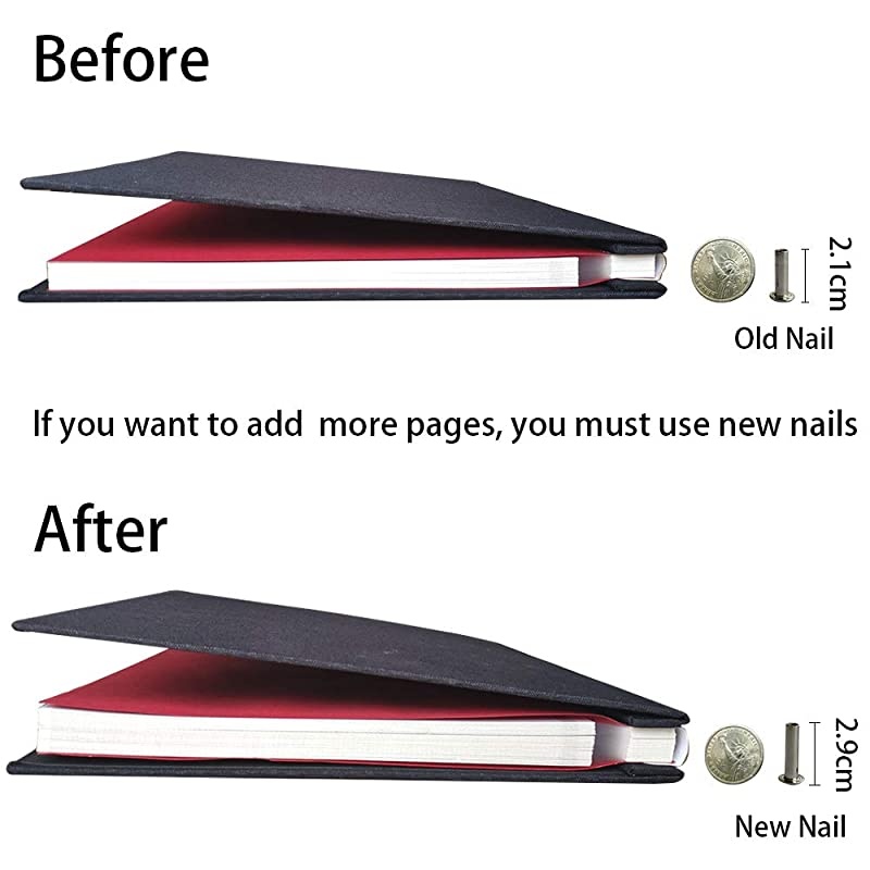 Photo Album Self Adhesive Scrapbook Refill Pages for 13x128inch Photo Album