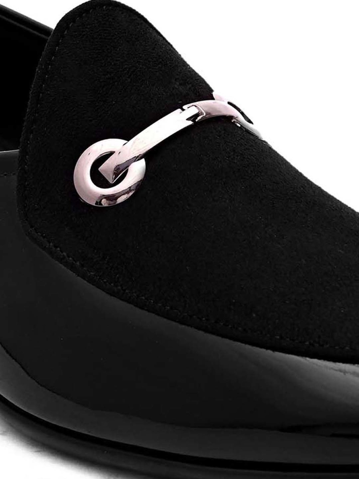 Hydes N Hues Men's Core Black Casual Loafers