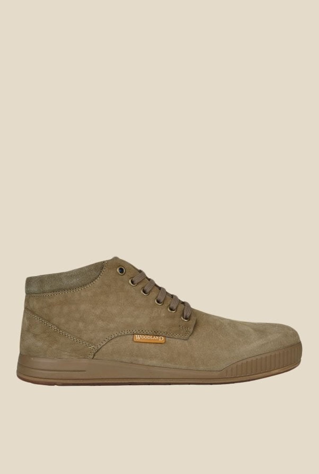 Woodland Men's Khaki Derby Boots