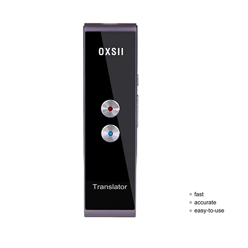 T1 Handheld Pocket Smart Voice Translator Real Time Speech Translation English Chinese Arabic Portuguese French German Spanish Russian Japanese 40+ Languages for Travel Business Shopping Meeting