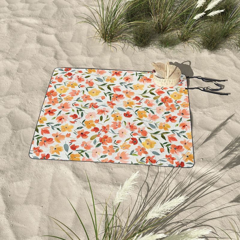 Ninola Design Countryside Fresh Flowers Picnic Blanket - Deny Designs