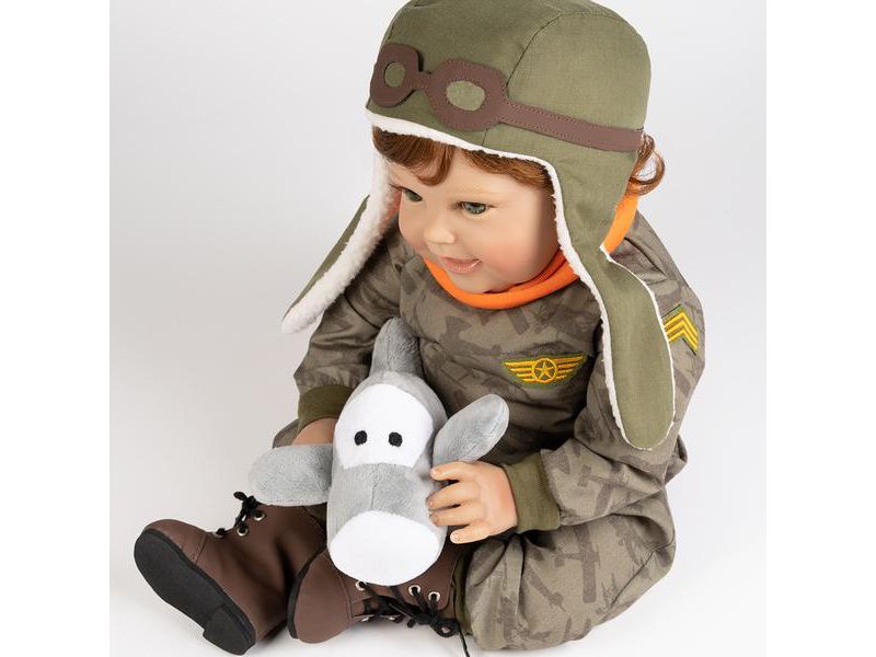 Paradise Galleries Reborn Toddler Boy - The Adventure Begins, 19 inches, GentleTouch Vinyl, 7-Piece Doll Gift Set