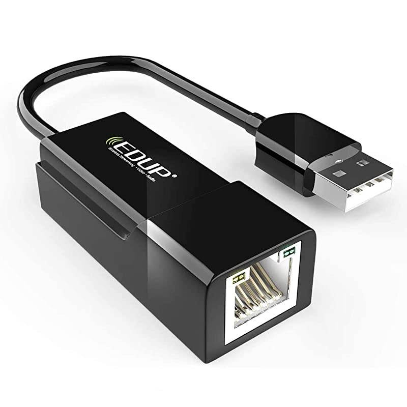 USB to Ethernet Adapter USB 20 to 10100 Mbps Gigabit Ethernet RJ45 LAN Wired Network Adapter for Nintendo Switch Desktop PC Laptop MacBook Chromebook Windows 10 887 VistaXP Mac OS