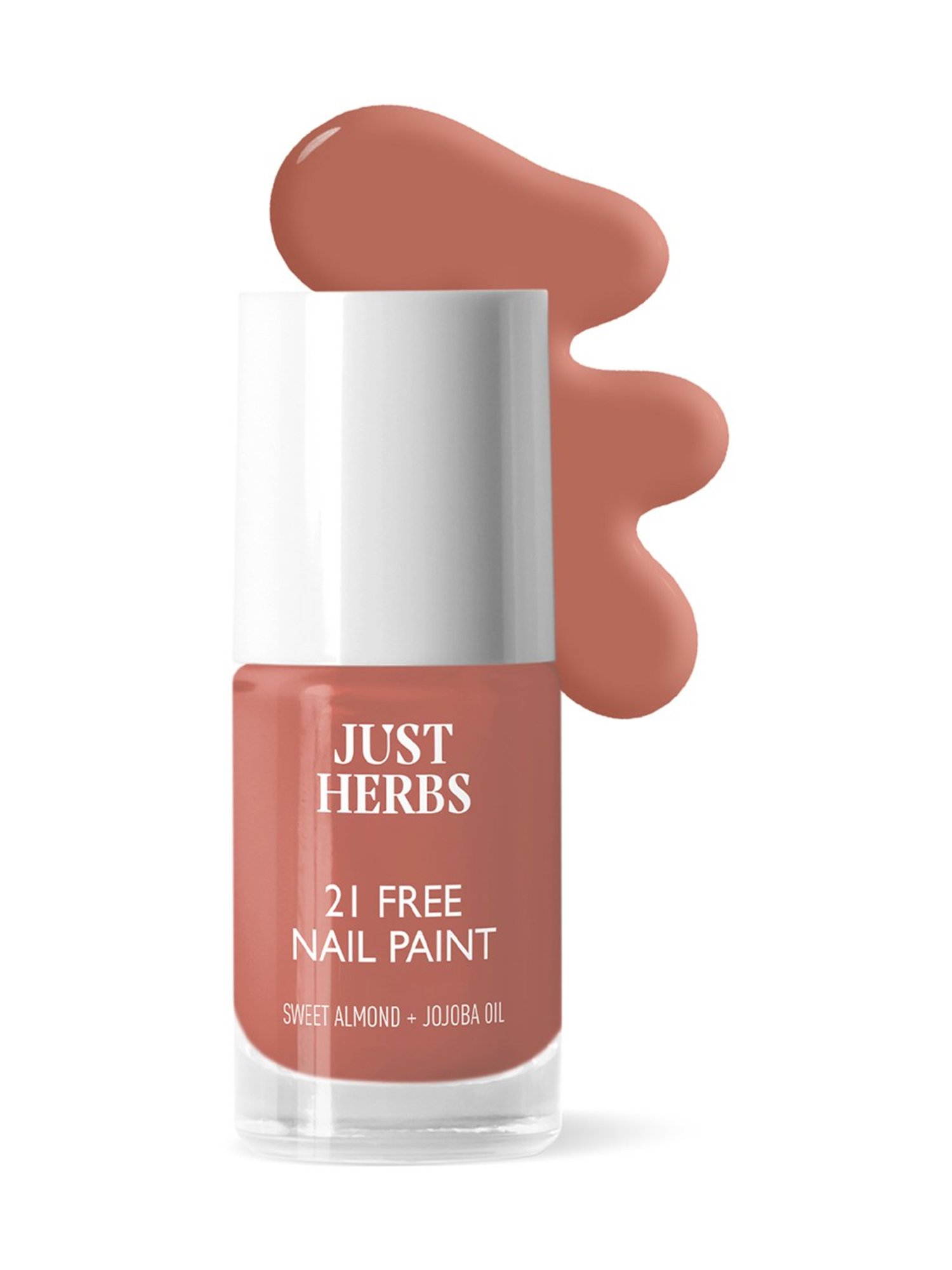 JUST HERBS 21 Free Nail Paint Chestnut Burst - 6 ml