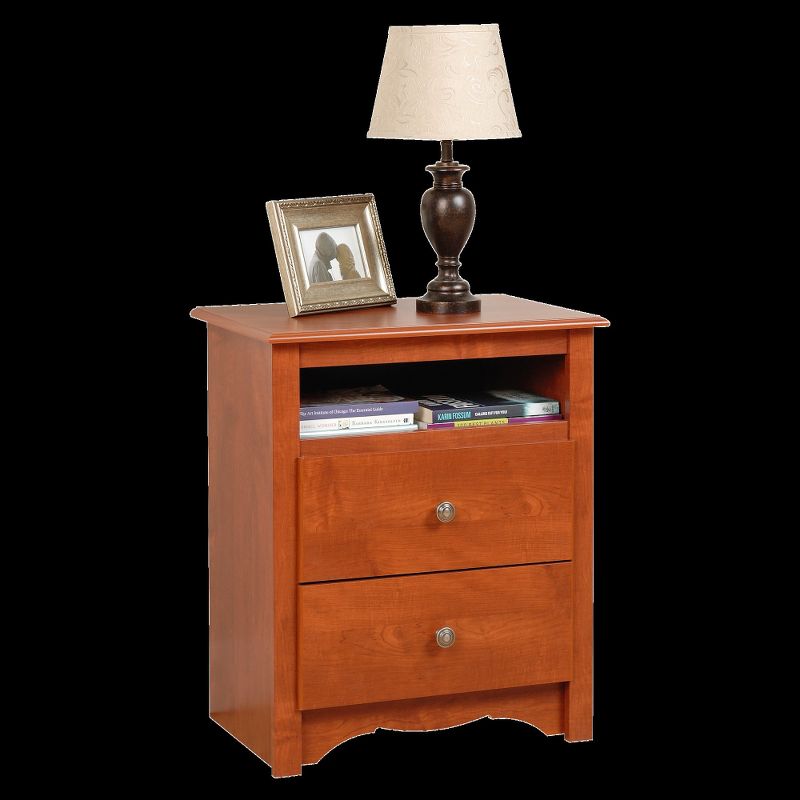 Open Shelf Nightstand Cherry - Monterey