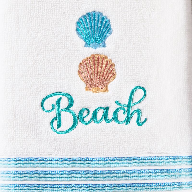 2pc South Seas Hand Towel Set White - Saturday Knight Ltd.