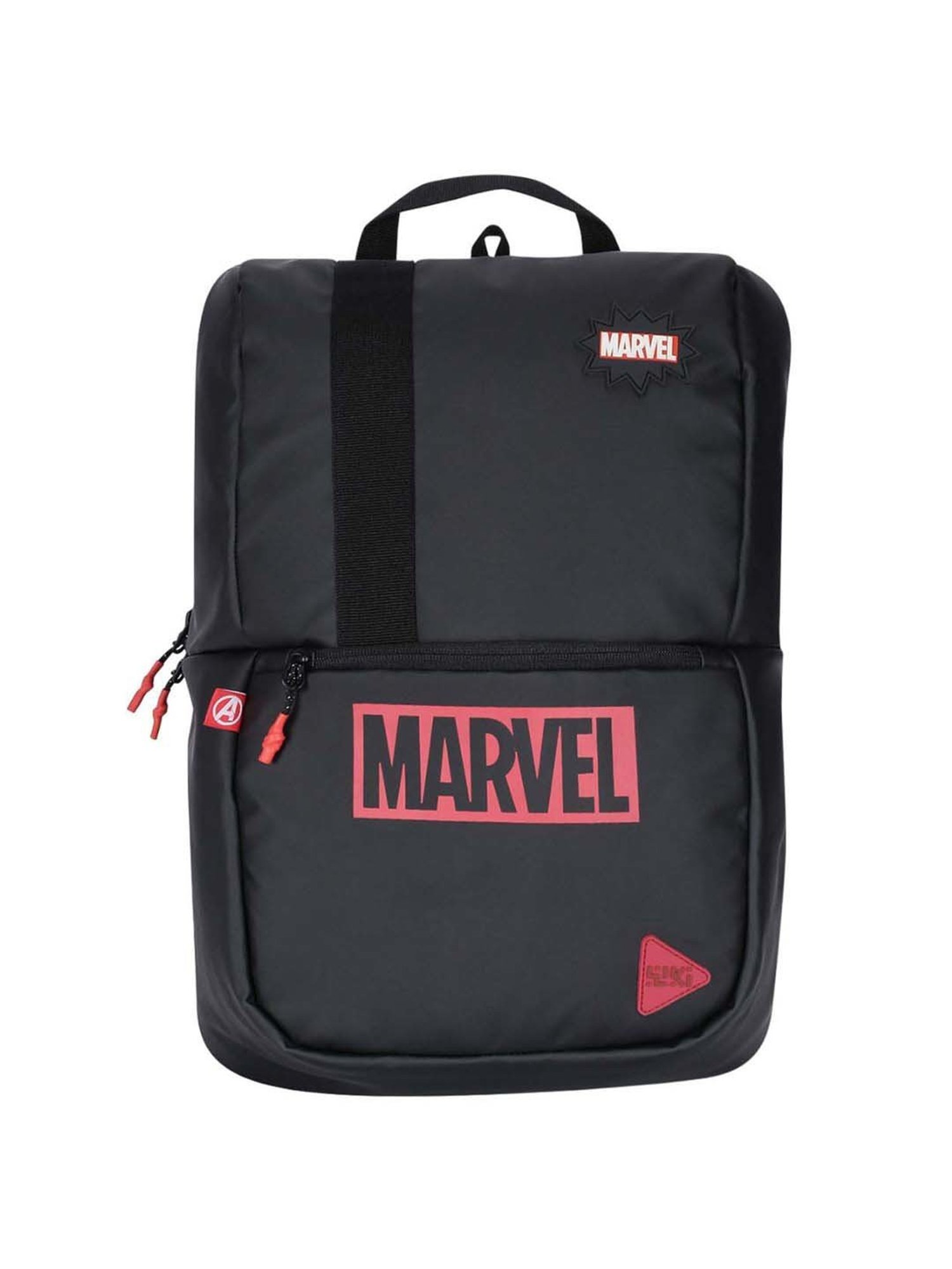 Wiki Tope Marvel 20 Ltrs Black Medium Backpack