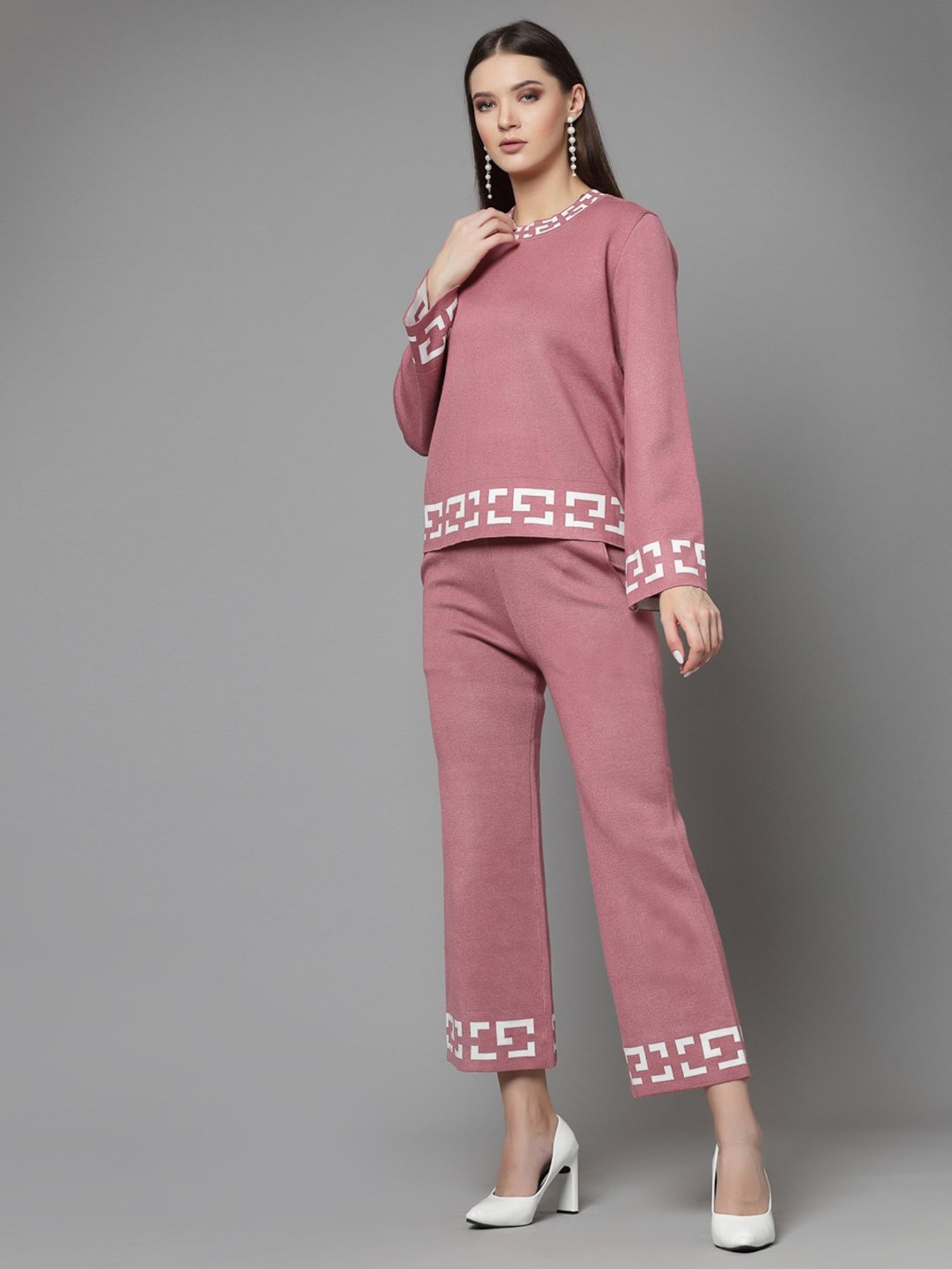 Mafadeny Dusty Pink Maxi Co-Ord Set