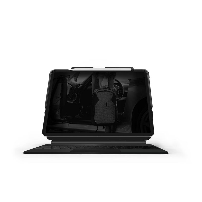 Insten - Soft TPU Tablet Case For iPad Pro 12.9" 2020, Multifold Stand, Magnetic Cover Auto Sleep/Wake, Pencil Charging, Red