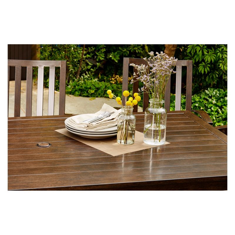 7pc Bridgeport Dining Set Tan - Royal Garden