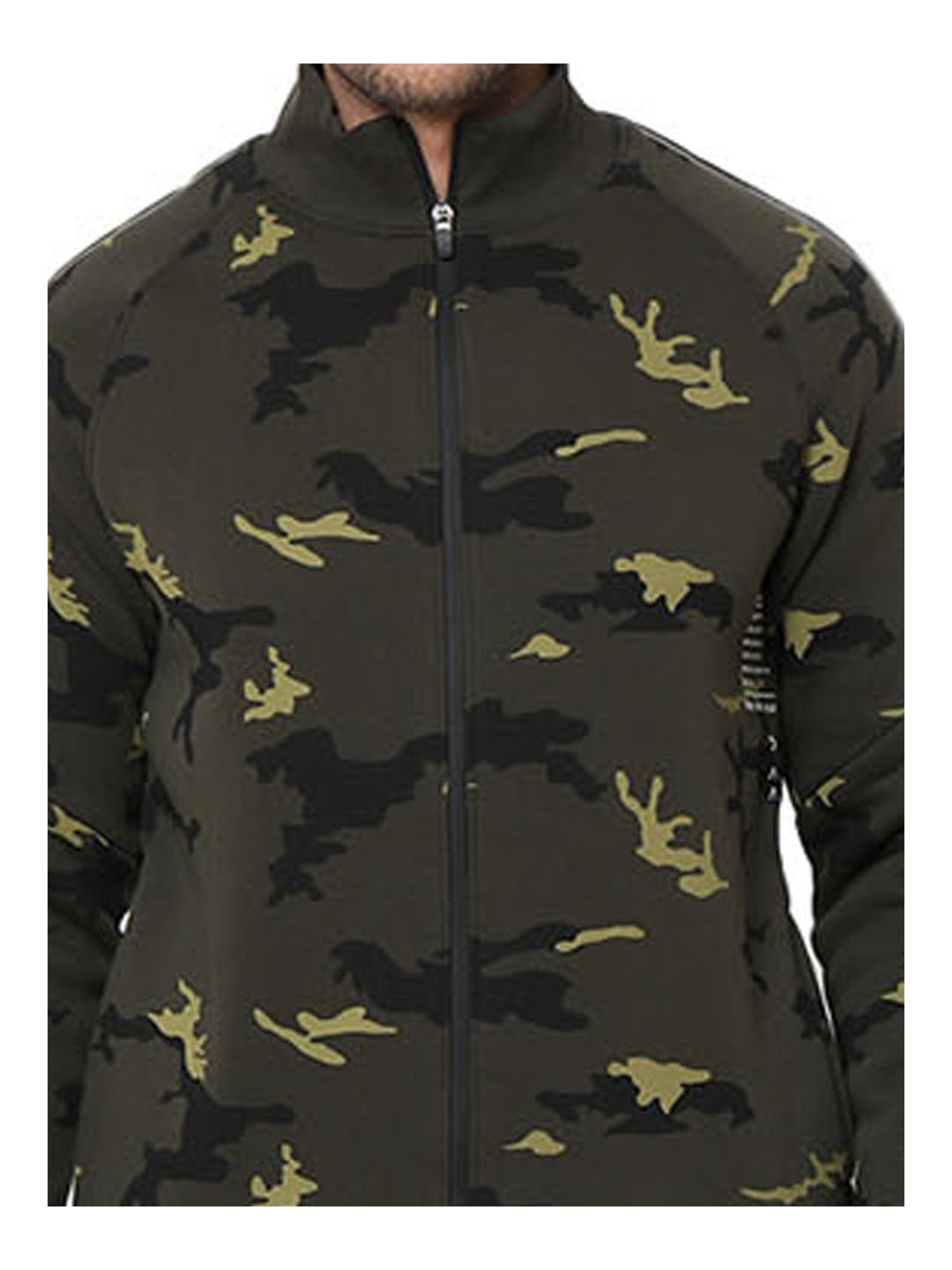 Sweet Dreams Olive & Black Printed Tracksuit