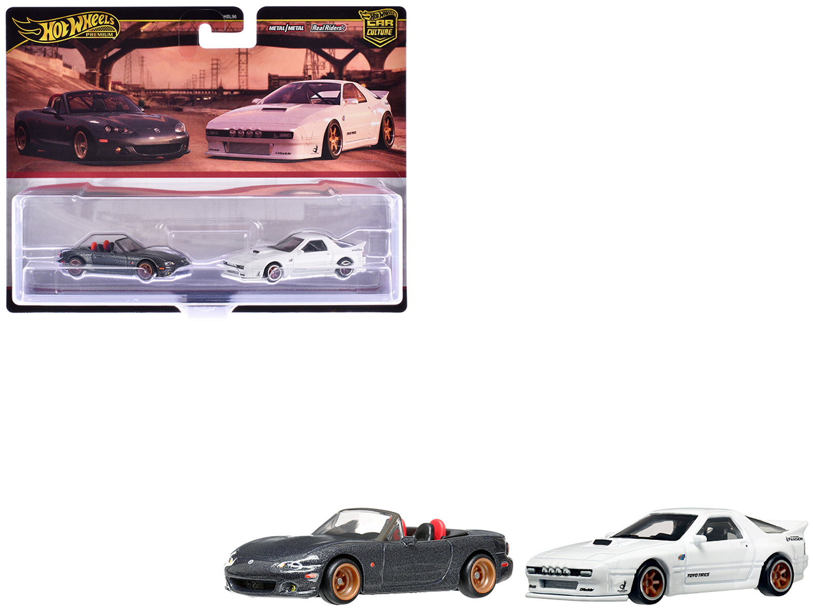 Mazda RX7 (FD3S) LB-Super-Silhouette RHD (Right Hand Drive) #55 Green and Orange with Graphics "Tokyo Auto Salon 2024 - Malaysia Diecast Expo 2024" 1/64 Diecast Model Car by Inno Models