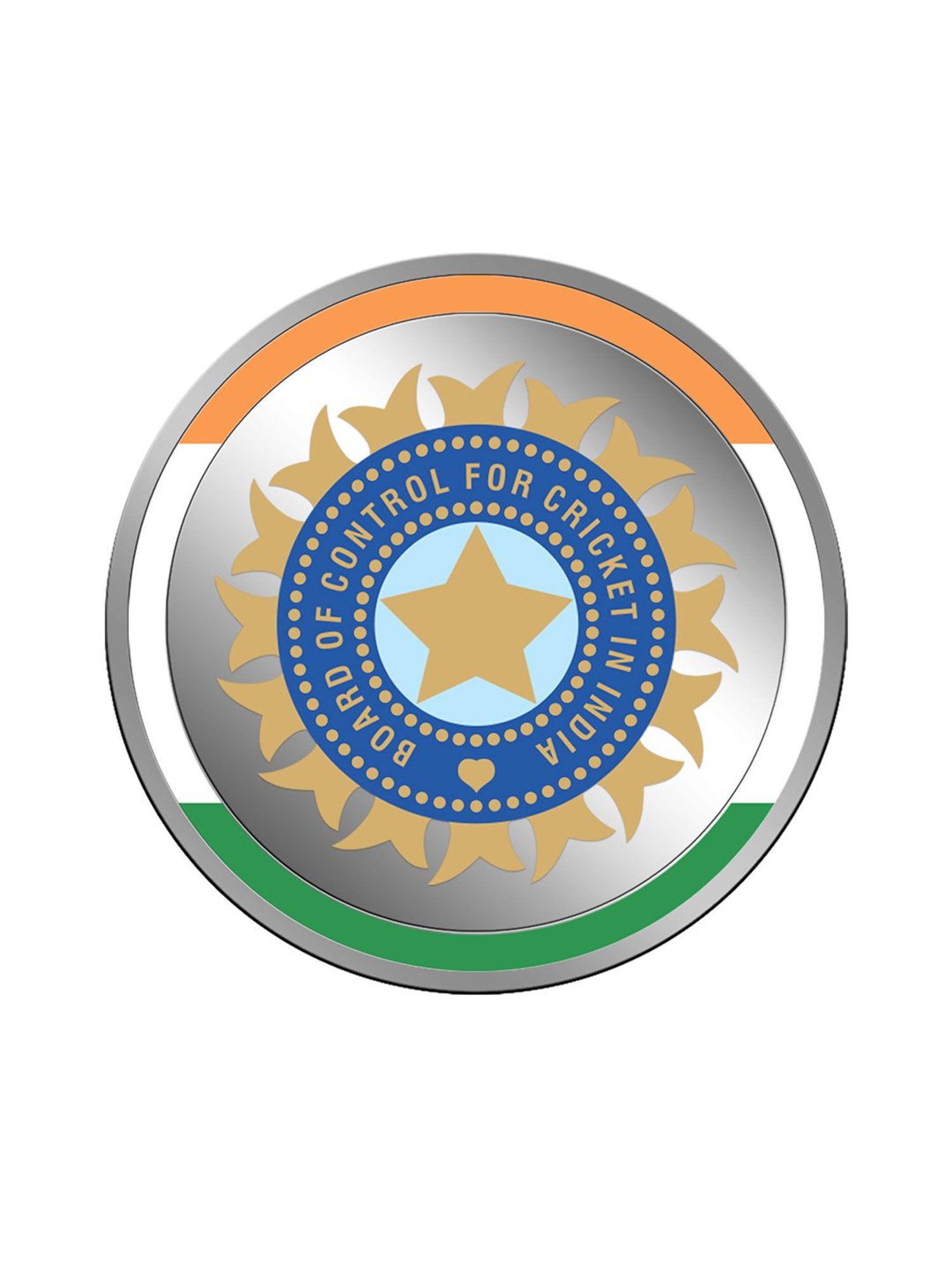 PC Jeweller 24k (999.9) 31.1gm ICC Official World Cup 2019 Team Blue Silver Coin Medal