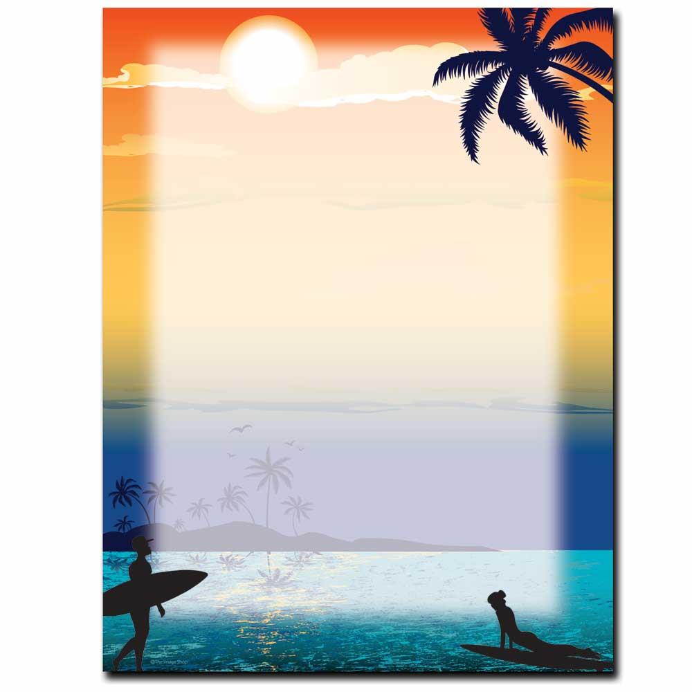 Endless Summer Letterhead Printer Paper, 80 Sheets