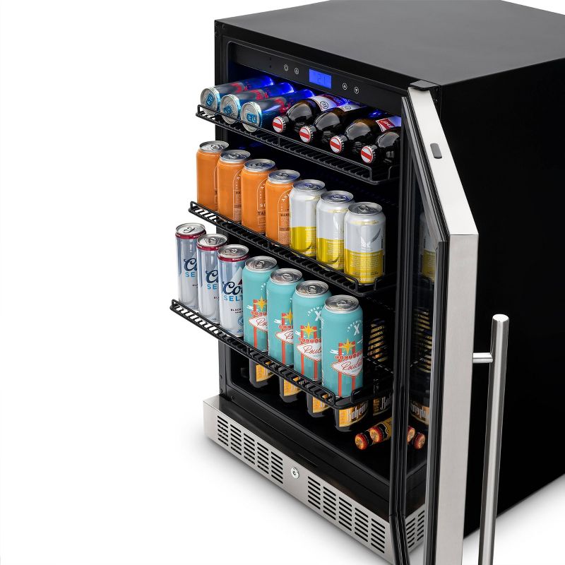 NewAir 224 Can Beverage Cooler with Color Changing LED Lights