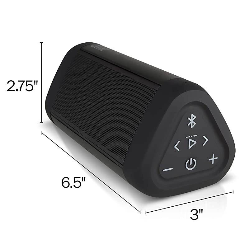 Angle 3 Ultra 3rd Gen 50 Bluetooth Speaker Updated 14 Watts HiQuality Sound amp Bass 100 Ft Wireless Range Play Two Speakers Together IPX7 Bluetooth Speakers by SoundWorks Black