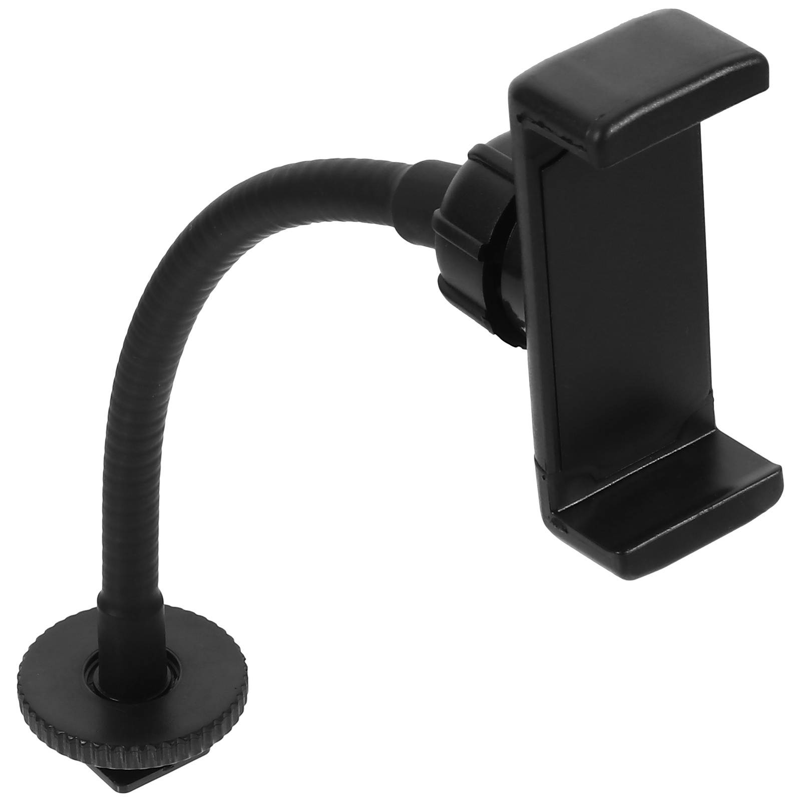 1pc Cellphone Clamp Rotation Gooseneck Hose Flexible Live Broadcast Cellphone Clamp