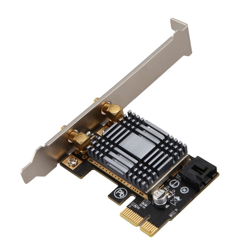 N1202 AR5B22 2.4G/5G Dual Band PCIE Wi-Fi Network Card with Bluetooth 4.0 for Desktop PCsand Servers Wireless Network Adapter