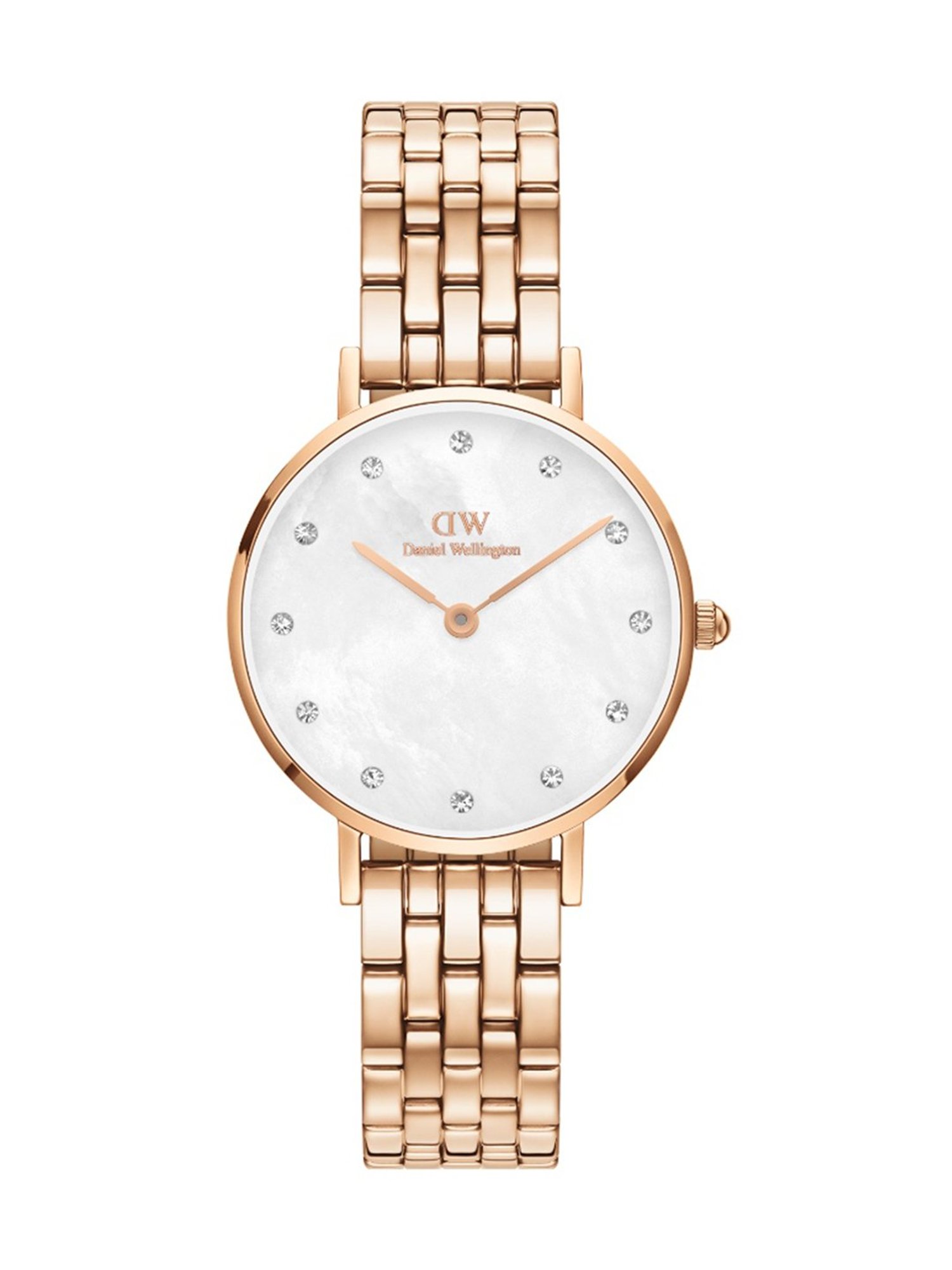 Daniel Wellington Petite Women White Round Dial Analog Watch - DW00100613K