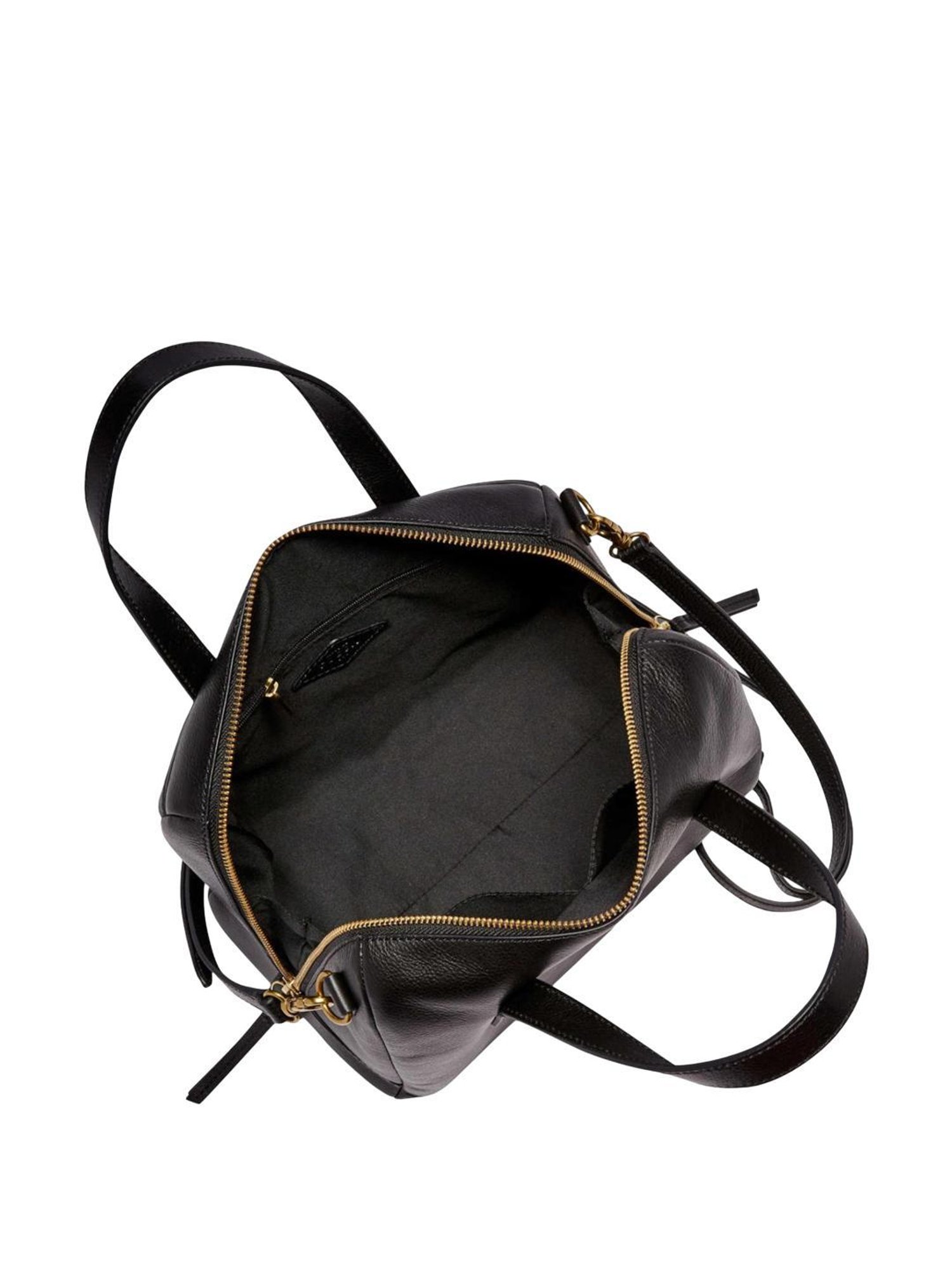 Fossil Black Solid Handbag