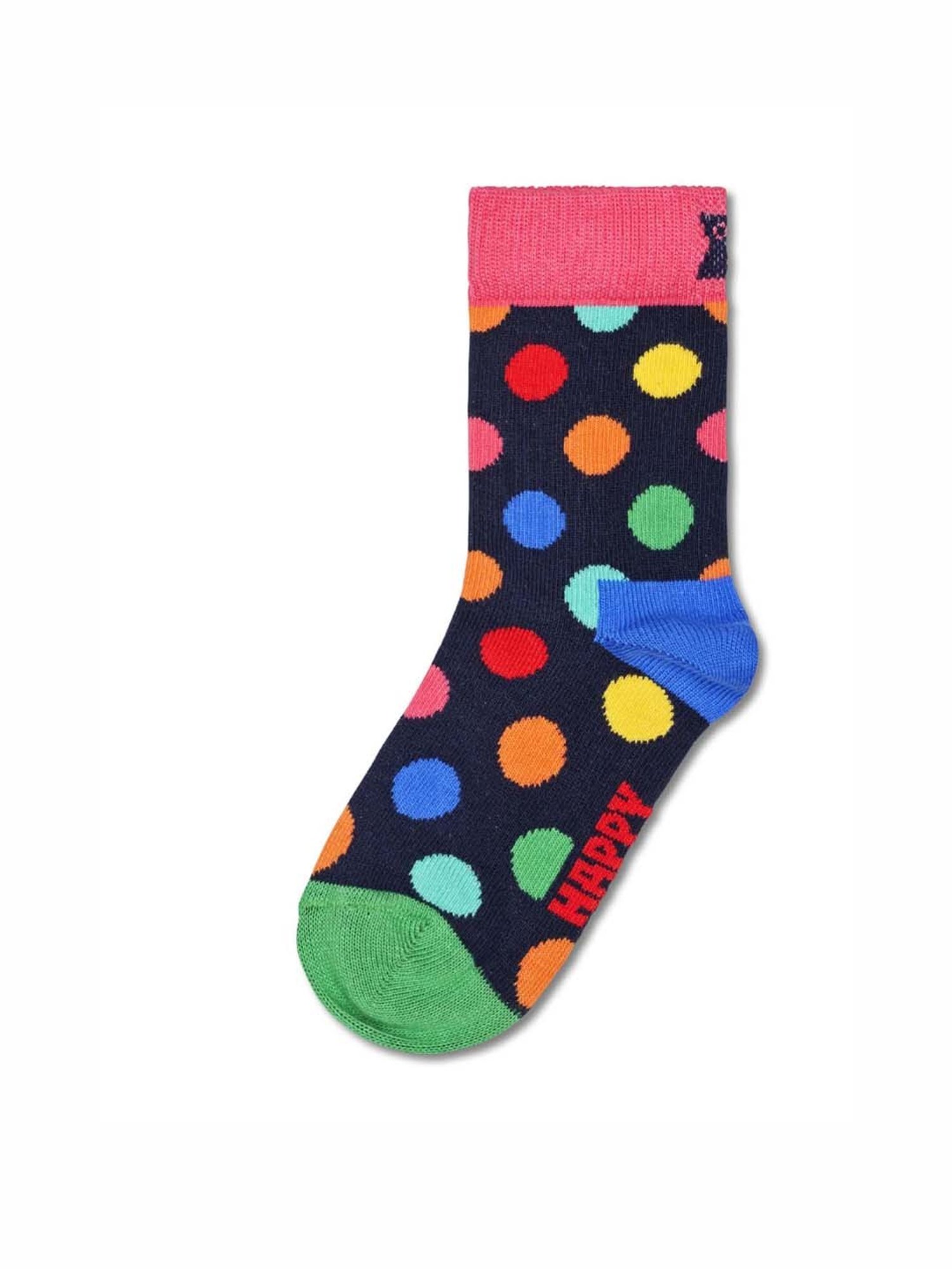 Happy Socks Kids Big Dot Multicolor Cotton Printed Socks (2-3Y)