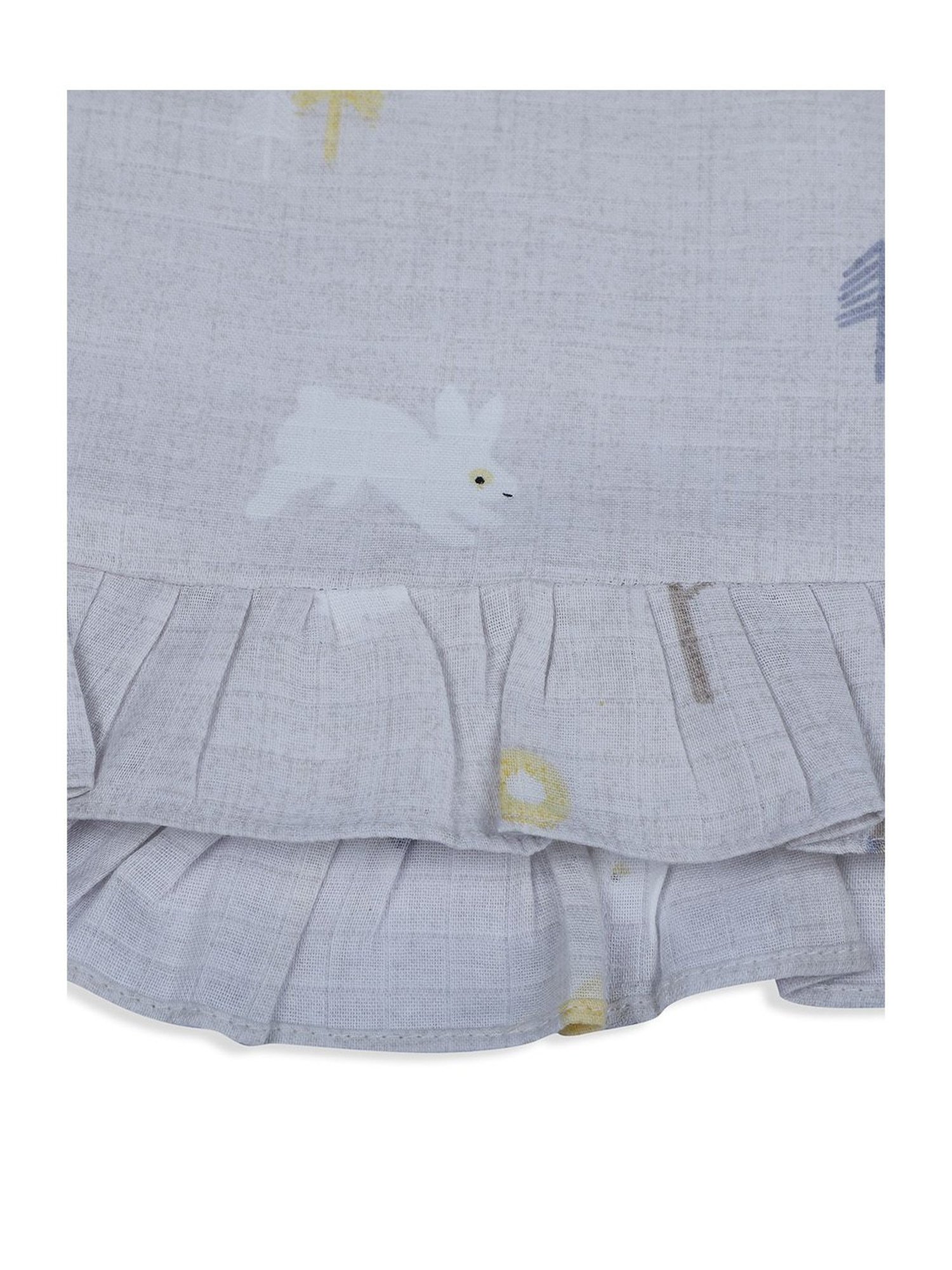 Baby Moo Kids Grey Printed Top Set