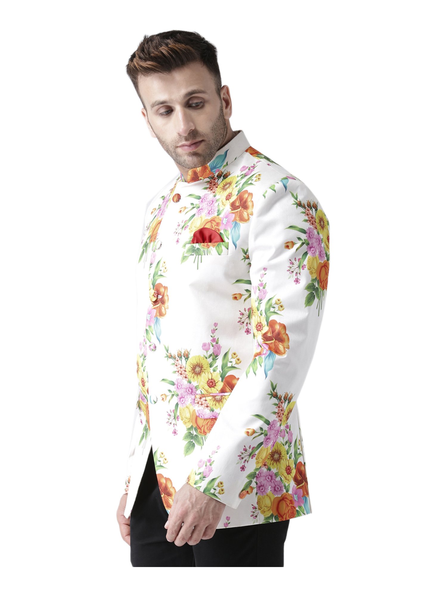 Hang Up Multicolor Regular Fit Printed Blazer