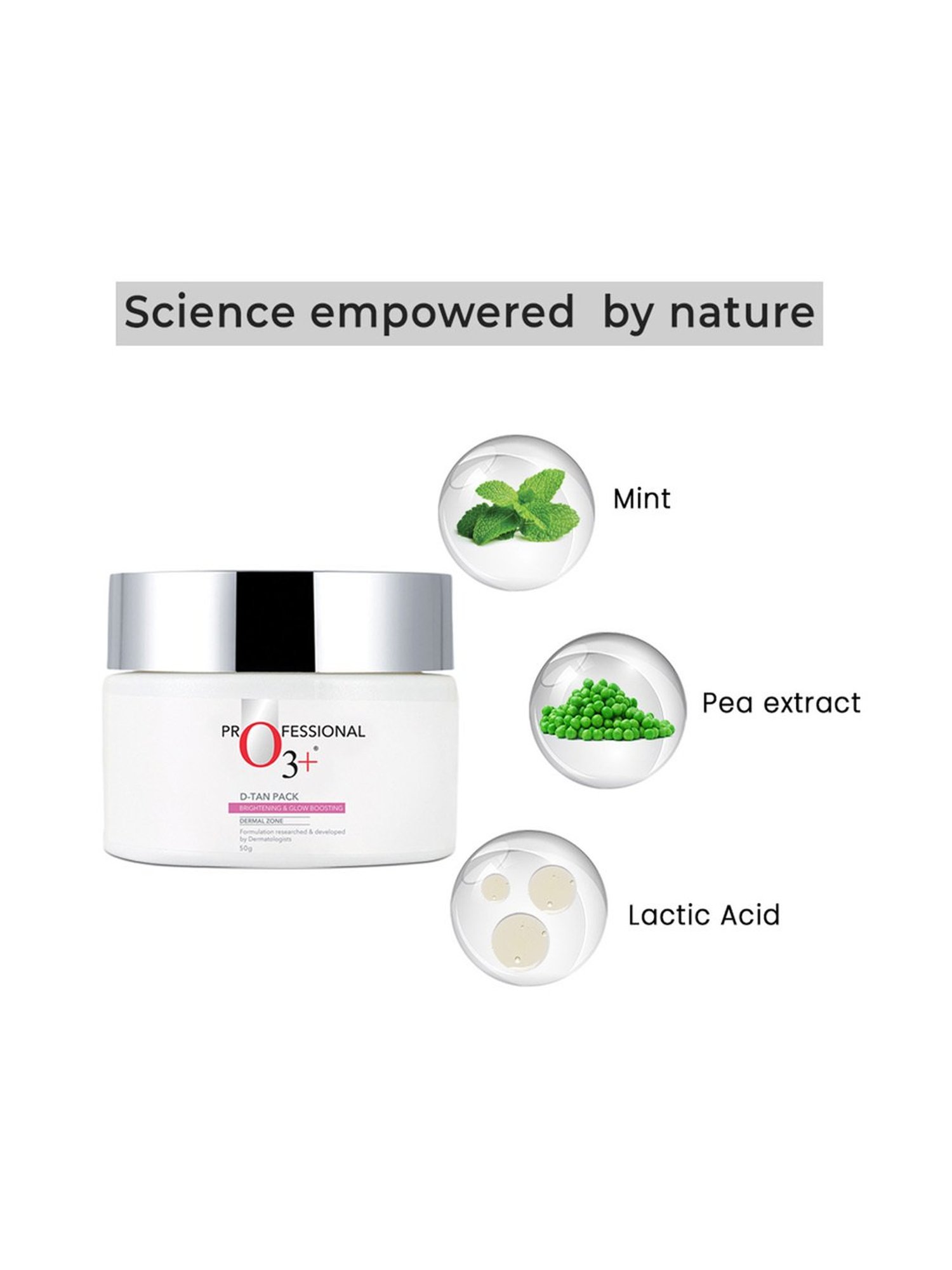 O3+ D Tan Pack - 50 gm
