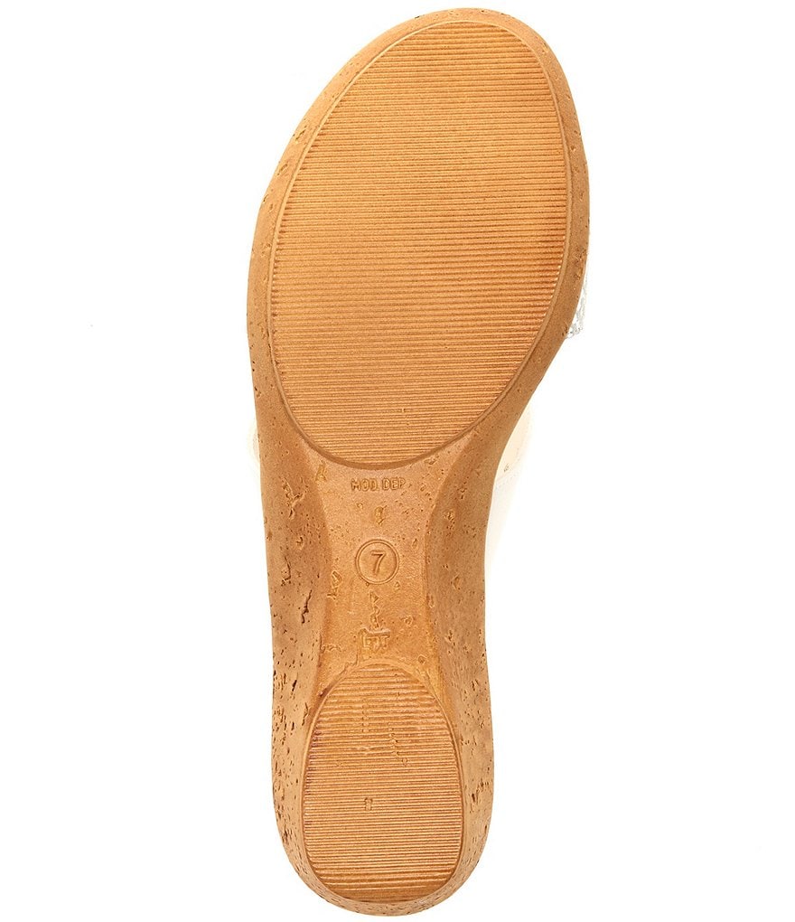 Onex Izabel Cork Wedge Slides