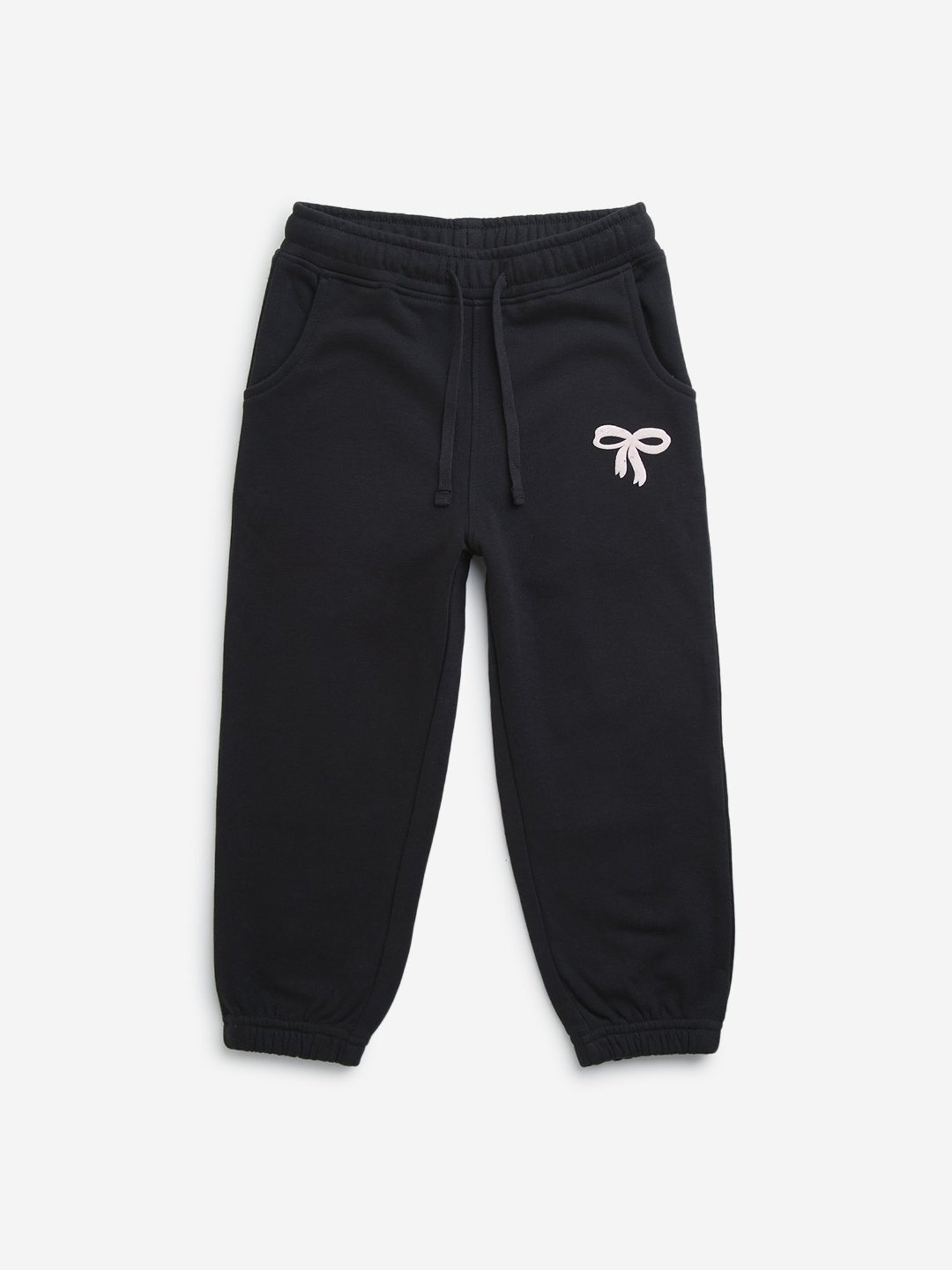 H by Hamleys Girls Pink Solid Joggers