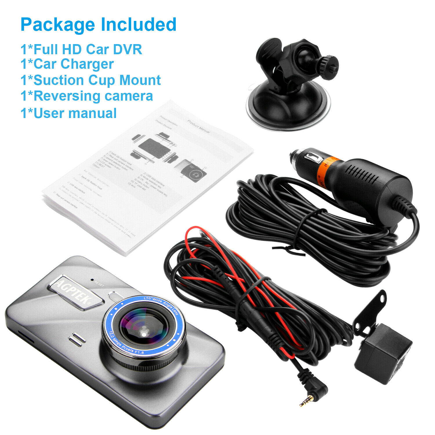 Vehicle Car HD 1080P Dashboard DVR Camera Video Recorder G-Sensor Dash Security