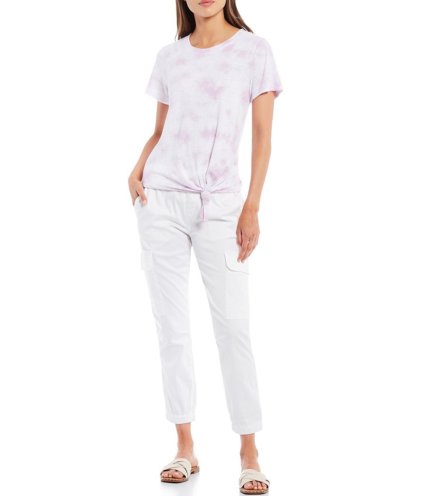 Sanctuary Tie Dye Perfect Knot Crew Neck Short Sleeve Tee