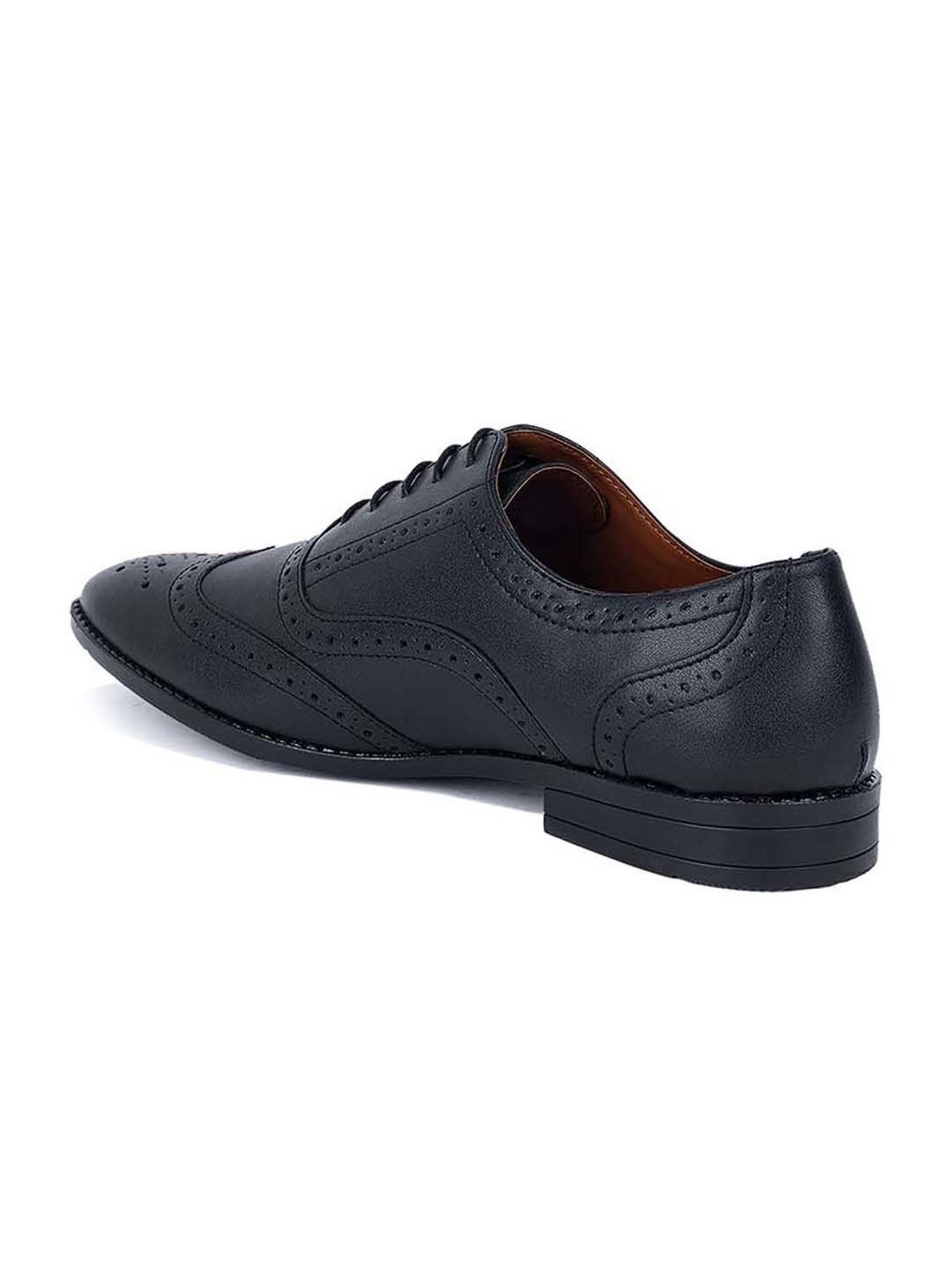 Louis Stitch Men's Black Brogue Shoes