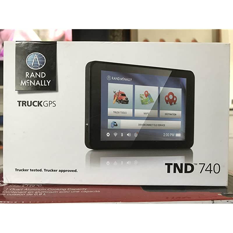 TND 740 IntelliRoute Truck Navigation GPS with 7" HD Vibrant Display