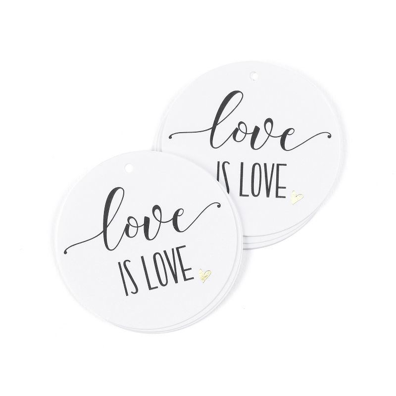 Hortense B. Hetwitt 25ct 'Love is Love' Favor Boxes White