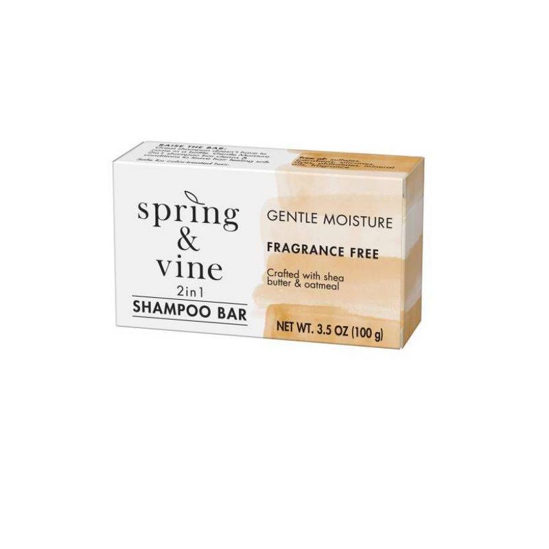 Spring & Vine Moisturizing Oatmeal Shampoo Bar - 3.5oz