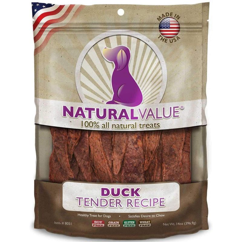 Loving Pets Natural Value Soft Chew Duck Tenders (14 oz Pack)