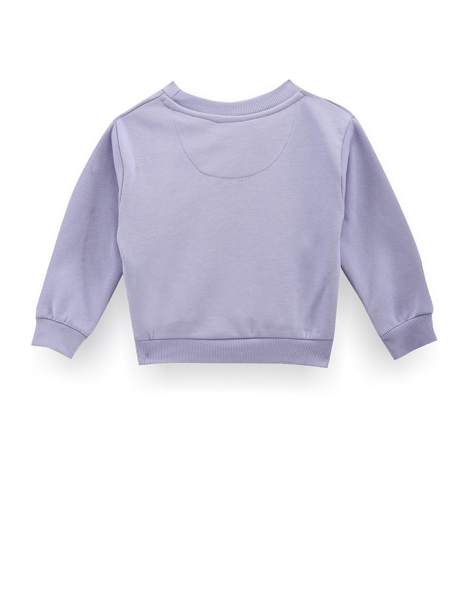 U.S. Polo Assn. Kids Purple Printed Full Sleeves Sweatshirt