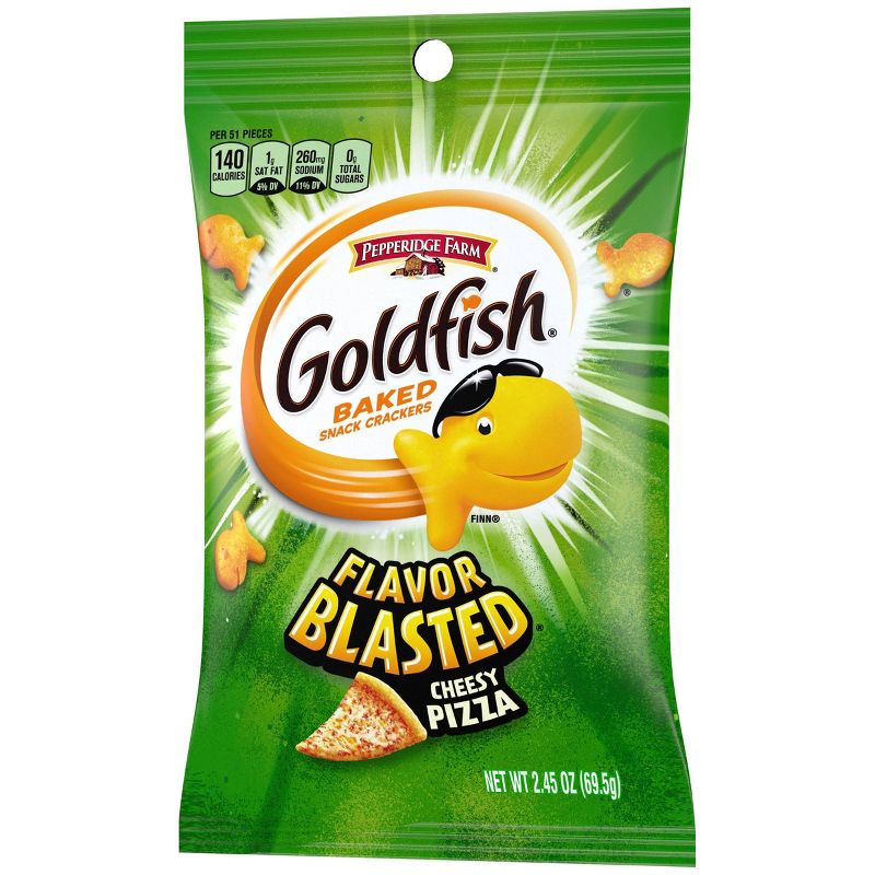 Pepperidge Farm Goldfish Flavor Blasted Xplosive Pizza Crackers Snack Pack - 2.45oz